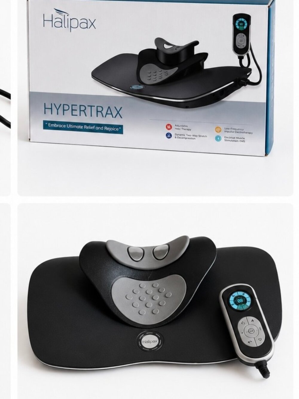 Halipax Hypertrax , mutilfunctional neck traction and relaxation device